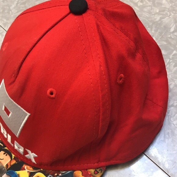 Official Roblox Red Snap Back Trucker Hat / Baseball Cap - Youth OSFM - Picture 11 of 12